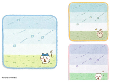 Japan ChiiKawa Wind Blows Series | ChiiKawa Hachiware Usagi Wind Blows Series Handkerchief - Kawaii Cute Item