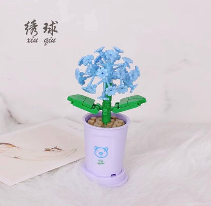 Mini Block Building Potted Plant | The Chinese Zodiac - Tiny Particle Assembly DIY Handmade Gift