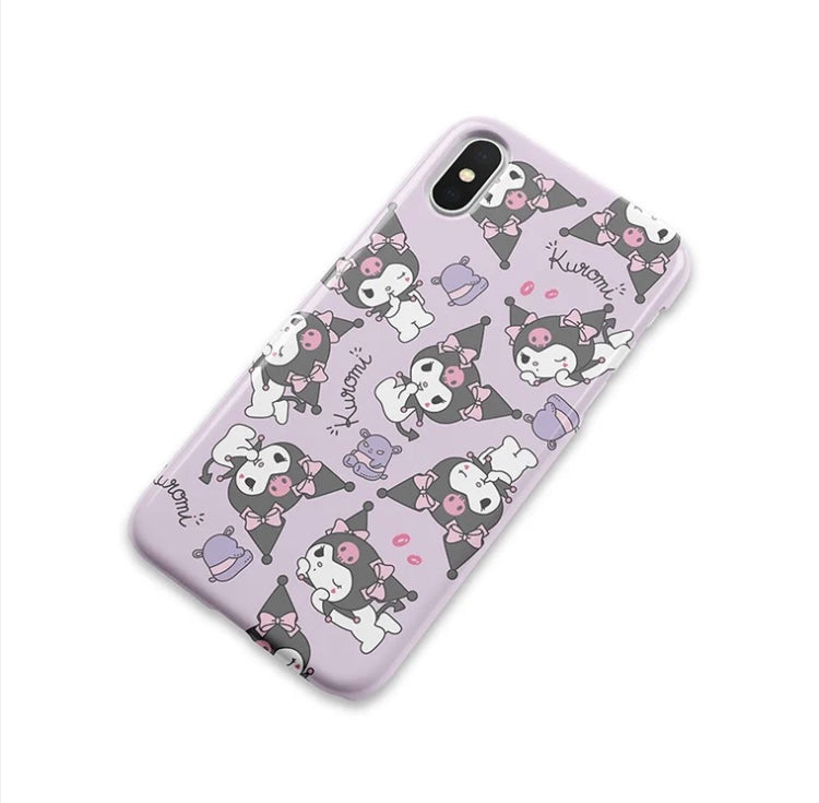 Japanese Cartoon Full Kuromi iPhone Case 7 8 PLUS SE2 XS XR X 11