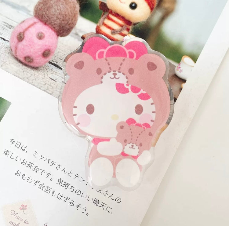 Japanese Cartoon Sweet Friends Style | Hello Kitty My Melody Kuromi Cinnamoroll Pompompurin Pochacco Hangyodon Phone Stand