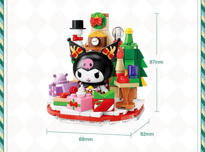 Sanrio Kuromi Wishing Light Xmas Limited Edition Building Blocks Toy Collections