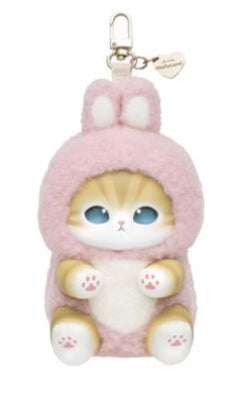 Japan Mofusand Kiramekko Animal Series | Mofusand Cute Plush Doll with Plastic Face Keychain - Kawaii items Room Decoration Doll