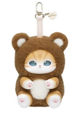 Japan Mofusand Kiramekko Animal Series | Mofusand Cute Plush Doll with Plastic Face Keychain - Kawaii items Room Decoration Doll