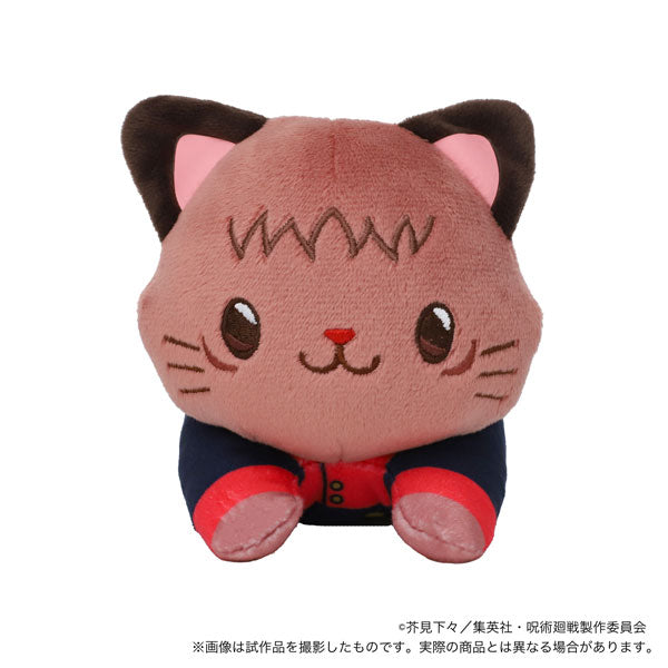 MOVIC X Jujutsu Kaisen | Yuji Megumi Nobara Satoru Kento with Cat Cute Kawaii Lay Down Doll - Cute Kawaii Item - KawaiiGiftLand