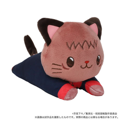 MOVIC X Jujutsu Kaisen | Yuji Megumi Nobara Satoru Kento with Cat Cute Kawaii Lay Down Doll - Cute Kawaii Item - KawaiiGiftLand