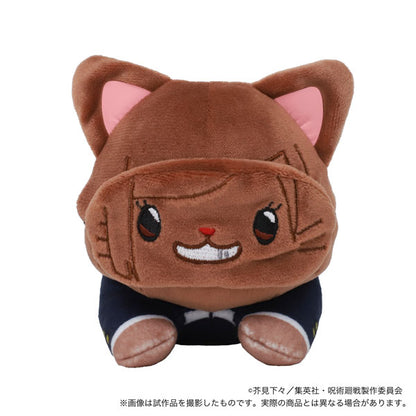 MOVIC X Jujutsu Kaisen | Yuji Megumi Nobara Satoru Kento with Cat Cute Kawaii Lay Down Doll - Cute Kawaii Item - KawaiiGiftLand