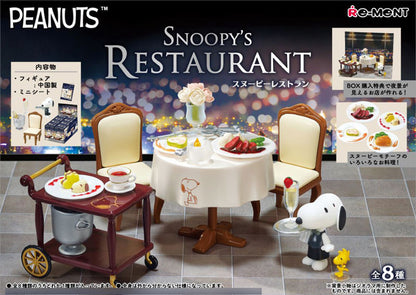 RE-MENT SNOOPY'S RESTAURANT 8Pack BOX - Kawaii Miniature World Doll Room