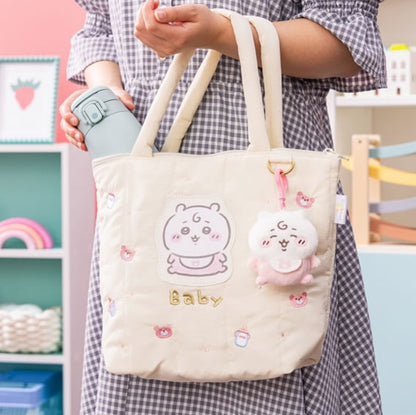 Japan ChiiKawa Baby Series | ChiiKawa Hachiware Usagi Cute Baby Icon Big Cotton Shopping Bag - Kawaii items Room Decoration