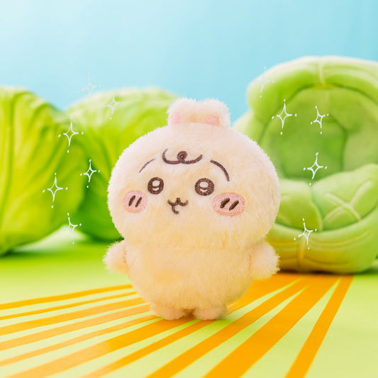 Japan ChiiKawa Baby Series | Usagi Cute Baby in Cabbage Plush Doll Keychain - Kawaii items Room Decoration doll