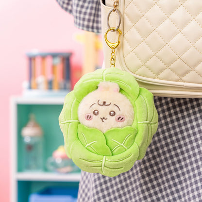 Japan ChiiKawa Baby Series | Usagi Cute Baby in Cabbage Plush Doll Keychain - Kawaii items Room Decoration doll
