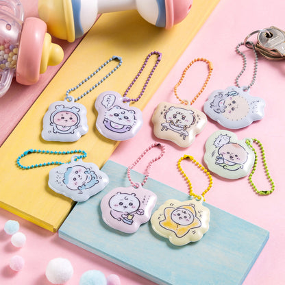 Japan ChiiKawa Baby Series | ChiiKawa Hachiware Usagi Momonga Kurimanju Rakko Shisa Crab Cute Baby PVC Foam Printed Plastic Keychain - Kawaii items Room Decoration