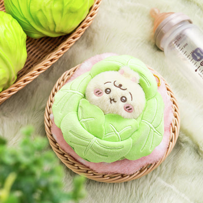  Japan ChiiKawa Baby Series | Usagi Cute Baby in Cabbage Plush Doll Keychain - Kawaii items Room Decoration doll