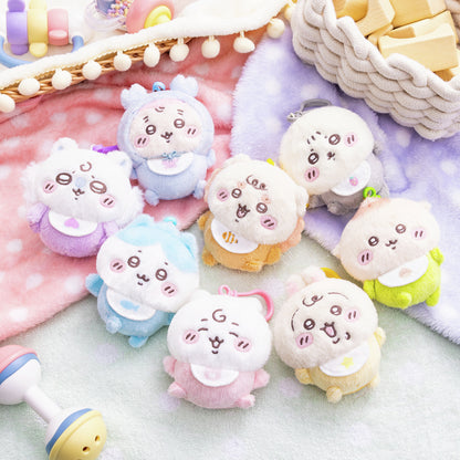 Japan ChiiKawa Baby Series | ChiiKawa Hachiware Usagi Momonga Kurimanju Rakko Shisa Crab Cute Plush Doll Keychain - Kawaii items Room Decoration doll