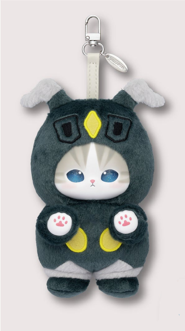 [Per order] Japan Mofusand Kiramekko X Ultraman Series | Mofusand Cat Crossover Ultraman Tiga Alien Baltan Booska Pigmon Zetton Cute Plush Doll with Plastic Face Keychain - Kawaii items Room Decoration Doll