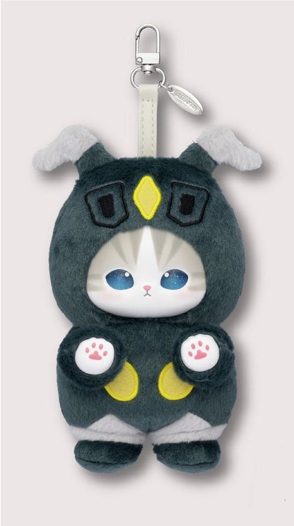 [Per order] Japan Mofusand Kiramekko X Ultraman Series | Mofusand Cat Crossover Ultraman Tiga Alien Baltan Booska Pigmon Zetton Cute Plush Doll with Plastic Face Keychain - Kawaii items Room Decoration Doll