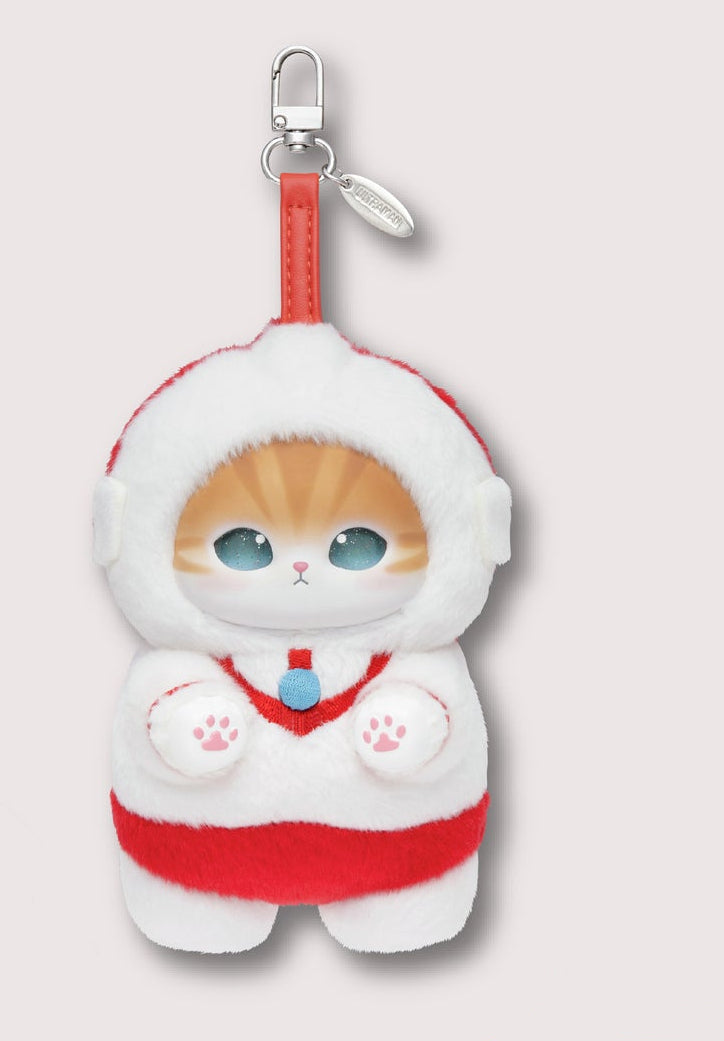 [Per order] Japan Mofusand Kiramekko X Ultraman Series | Mofusand Cat Crossover Ultraman Tiga Alien Baltan Booska Pigmon Zetton Cute Plush Doll with Plastic Face Keychain - Kawaii items Room Decoration Doll