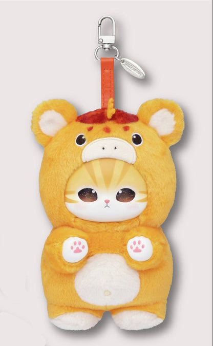 [Per order] Japan Mofusand Kiramekko X Ultraman Series | Mofusand Cat Crossover Ultraman Tiga Alien Baltan Booska Pigmon Zetton Cute Plush Doll with Plastic Face Keychain - Kawaii items Room Decoration Doll