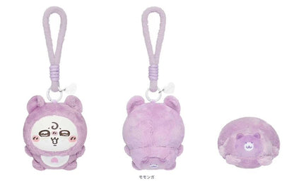 Japan ChiiKawa Kiramekko Baby Series | ChiiKawa Hachiware Usagi Momonga Kurimanju Rakko Shisa Crab Cute Plush Doll with Plastic Face Keychain - Kawaii items Room Decoration Doll