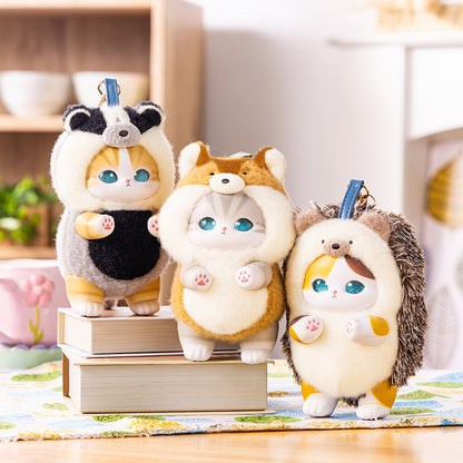 [Pre Order] Japan Mofusand Kiramekko Nordic Kittens Series | Mofusand Cute Plush Doll with Plastic Face Keychain - Kawaii items Room Decoration Doll