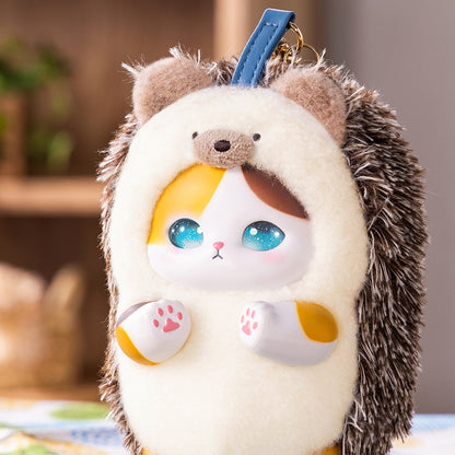 [Pre Order] Japan Mofusand Kiramekko Nordic Kittens Series | Mofusand Cute Plush Doll with Plastic Face Keychain - Kawaii items Room Decoration Doll