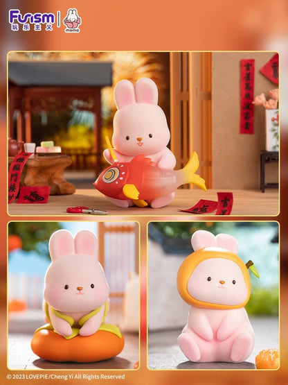 Mystery Blind Box Kawaii Lovely Characters Momo Bunny Wish -Toy Collection