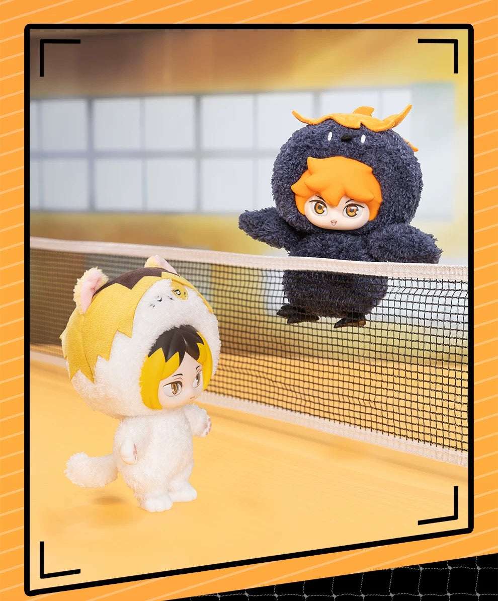 GONG X Haikyu!! | Volleyball Player Hinata Kageyama Kozume Kuroo - Vinyl Face Plush Doll Figure Keychain Collectable Toys