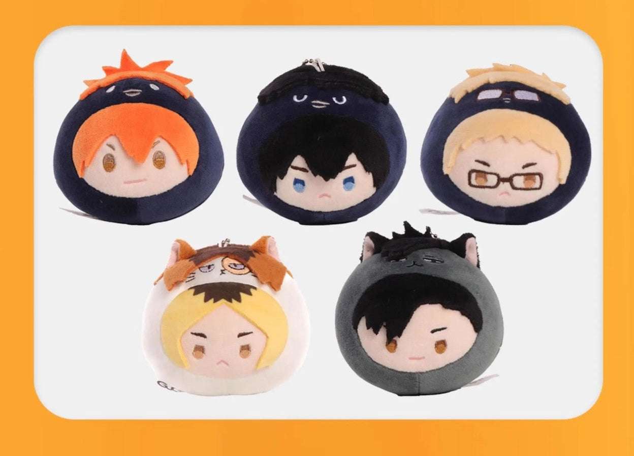 GuGuGuGu X Haikyu!! | Volleyball Player Hinata Kageyama Tsukishima Kozume Kuroo - Plush Cute Icon Doll Keychain Collectable Toys