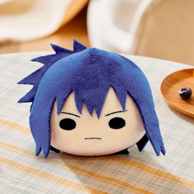 Japanese Anime Naruto Ninja Mochi Series | Naruto Sasuke Sakura Kakashi Gaara Hinata Cute Icon Head Kawaii Doll Keychain - Cute Kawaii Item