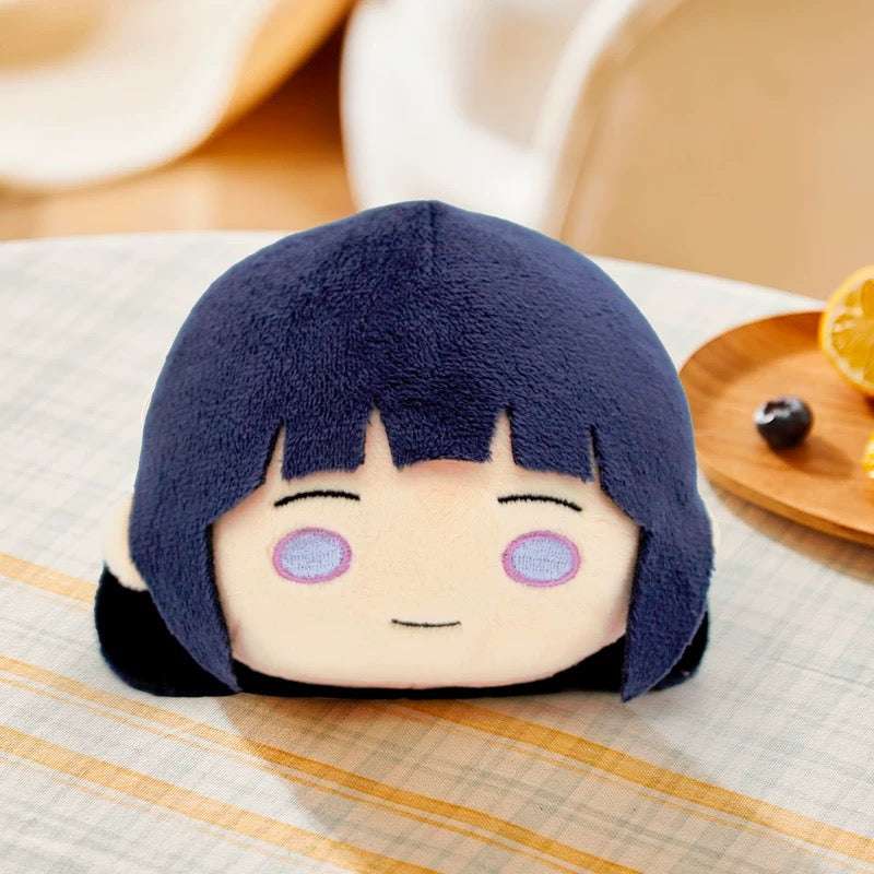 Japanese Anime Naruto Ninja Mochi Series | Naruto Sasuke Sakura Kakashi Gaara Hinata Cute Icon Head Kawaii Doll Keychain - Cute Kawaii Item