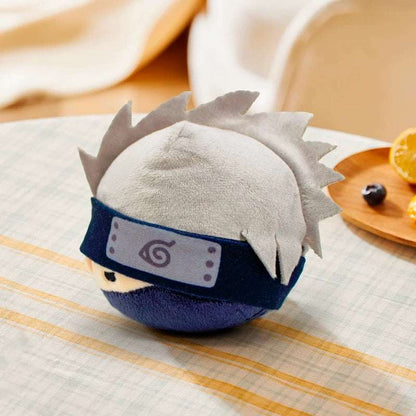 Japanese Anime Naruto Ninja Mochi Series | Naruto Sasuke Sakura Kakashi Gaara Hinata Cute Icon Head Kawaii Doll Keychain - Cute Kawaii Item