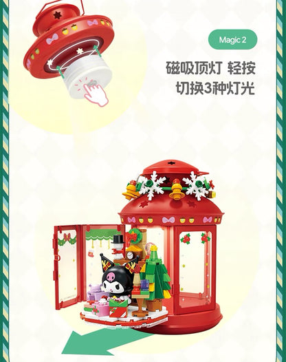 Sanrio Kuromi Wishing Light Xmas Limited Edition Building Blocks Toy Collections