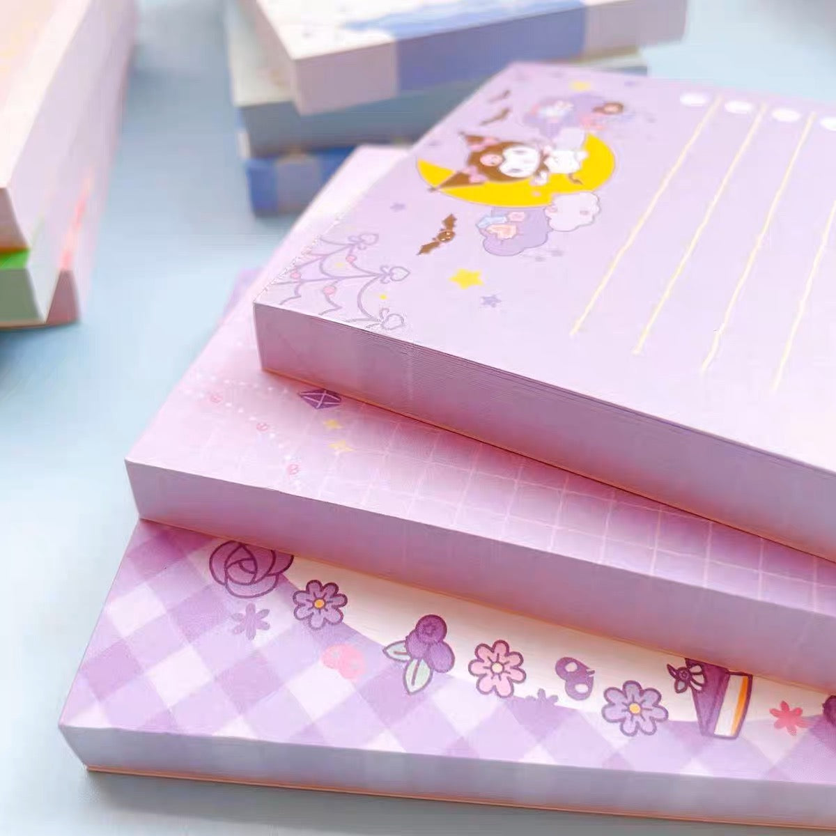Sanrio Japan Memo Pad | Hello Kitty My Melody Kuromi Cinnamoroll Pompompurin Pochacco - 3 Styles 150 Sheets