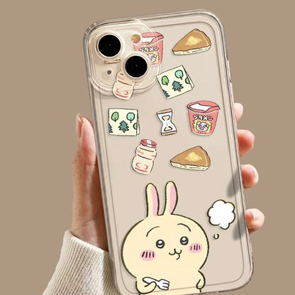 Japanese Cartoon ChiiKawa | Japanese Food Usagi Close Screen - iPhone Case XS 11 12 13 14 15 Pro Promax mini