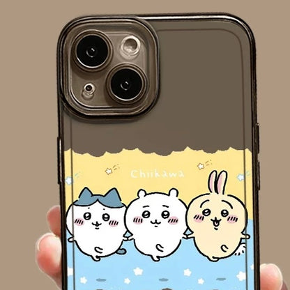 Japanese Cartoon ChiiKawa | Full Screen & Falling - iPhone Case XS 11 12 13 14 15 Pro Promax mini