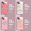 Japanese Cartoon ChiiKawa Glass Mirror with Metal Paint | Pink Style - iPhone Case XS 11 12 13 14 15 16 Pro Promax mini