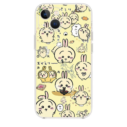Japanese Cartoon ChiiKawa | Full Screen Usagi Yellow - iPhone Case XS 11 12 13 14 15 Pro Promax mini