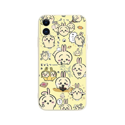 Japanese Cartoon ChiiKawa | Full Screen Usagi Yellow - iPhone Case XS 11 12 13 14 15 Pro Promax mini