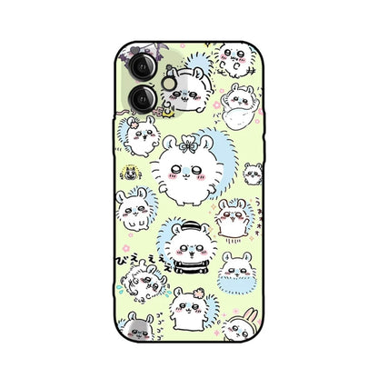 Japanese Cartoon ChiiKawa | Full Screen Momonga Green - iPhone Case XS 11 12 13 14 15 Pro Promax mini