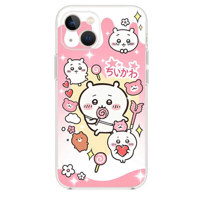 Japanese Cartoon ChiiKawa | Kawaii Sweets ChiiKawa Pink - iPhone Case XS 11 12 13 14 15 Pro Promax mini