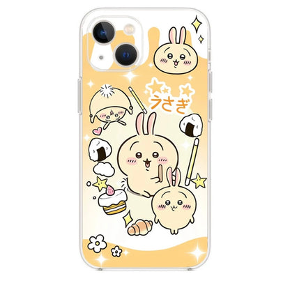 Japanese Cartoon ChiiKawa | Kawaii Foods Usagi - iPhone Case XS 11 12 13 14 15 Pro Promax mini