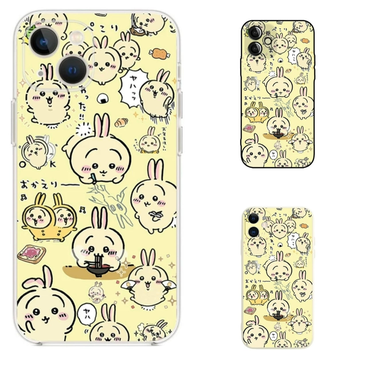 Japanese Cartoon ChiiKawa | Full Screen Usagi Yellow - iPhone Case XS 11 12 13 14 15 Pro Promax mini 