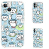 Japanese Cartoon ChiiKawa | Full Screen Hachiware Blue - iPhone Case XS 11 12 13 14 15 16 Pro Promax mini