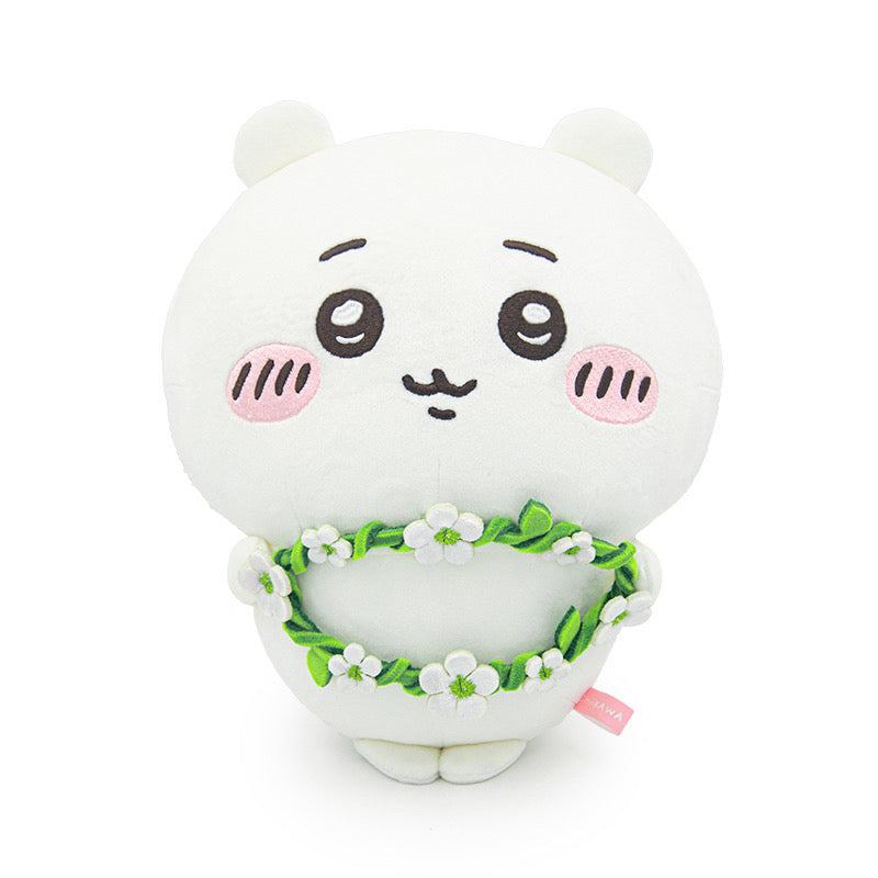 ちいかわ X MINISO | ちいかわ ハチワレ うさぎ 花冠 ぬいぐるみ 人形