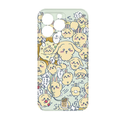 Japanese Cartoon ChiiKawa | Blue Usagi King Usagi - iPhone Case XS 11 12 13 14 15 Pro Promax mini KawaiiGiftLand