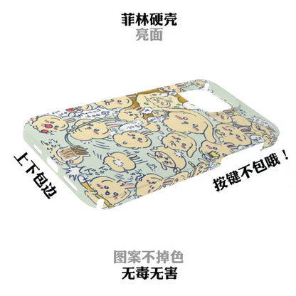 Japanese Cartoon ChiiKawa | Blue Usagi King Usagi - iPhone Case XS 11 12 13 14 15 Pro Promax mini