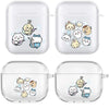 日本語漫画 ちいかわ | 落下と水遊び AirPods AirPodsPro AirPods3 ケース - クリアブラック