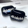 Japanese Cartoon ChiiKawa | Usagi Doctor & Black Suit AirPods AirPodsPro AirPods3 Case - Clear Black