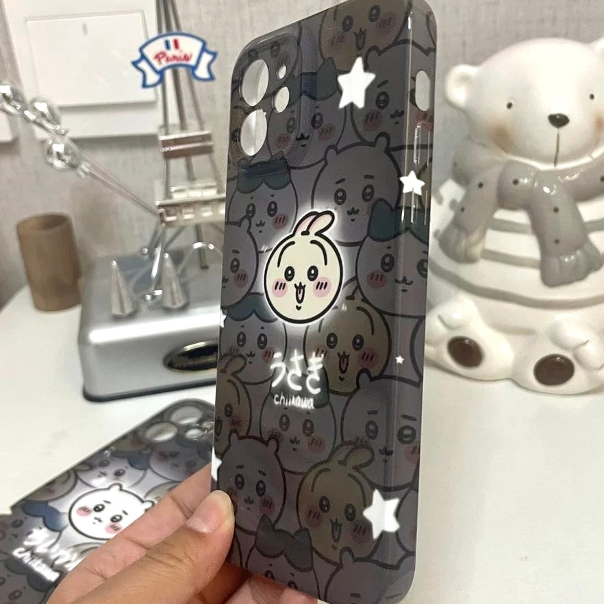 Japanese Cartoon ChiiKawa | ChiiKawa Usagi Grow in Dark - iPhone Case 11 12 13 14 15 Pro Promax mini