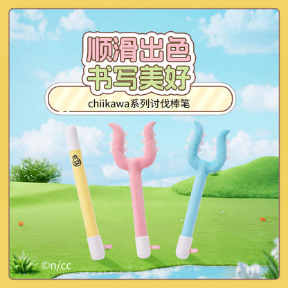 ChiiKawa X Miniso | ChiiKawa Hachiware Usagi Sasumata Stick Pen - Kawaii Items Cute Stationery