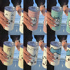 Japanese Cartoon ChiiKawa Tumbler with Straw | Big Face ChiiKawa Hachiware Momonga Rakko - Warm Cool Lovely Coffee Cup
